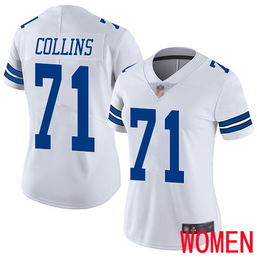 Women Dallas Cowboys Limited White La el Collins Road #71 Vapor Untouchable NFL Jersey->women nfl jersey->Women Jersey